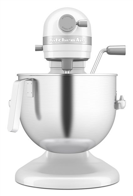 Kitchenaid 5KSM70JPX EWH Robot pétrin Heavy Duty 6,6 L en métal, bol relevable avec blocage 3 points, planétaire, 11 vitesses, couleur blanc