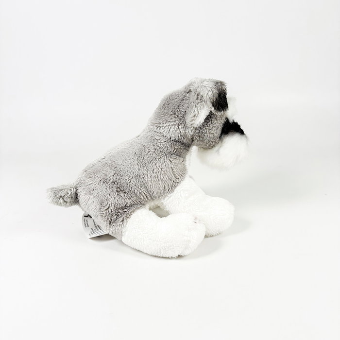 Deqube Peluche Schnauzer Assis 12cm avec Licence Bocalan pour Enfant Deqube Peluche Schnauzer Assis 12cm avec Licence Bocalan pour Enfant