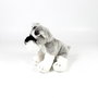 Deqube Peluche Schnauzer Assis 12cm avec Licence Bocalan pour Enfant