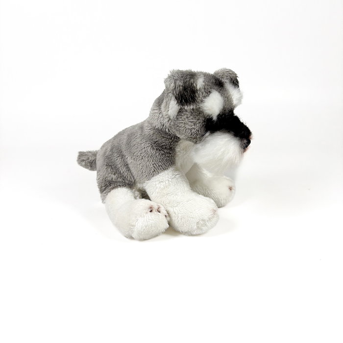 Deqube Peluche Schnauzer Assis 12cm avec Licence Bocalan pour Enfant Deqube Peluche Schnauzer Assis 12cm avec Licence Bocalan pour Enfant