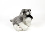 Deqube Peluche Schnauzer Assis 12cm avec Licence Bocalan pour Enfant