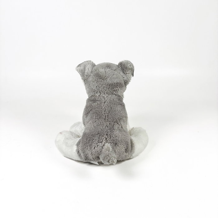 Deqube Peluche Schnauzer Assis 12cm avec Licence Bocalan pour Enfant Deqube Peluche Schnauzer Assis 12cm avec Licence Bocalan pour Enfant