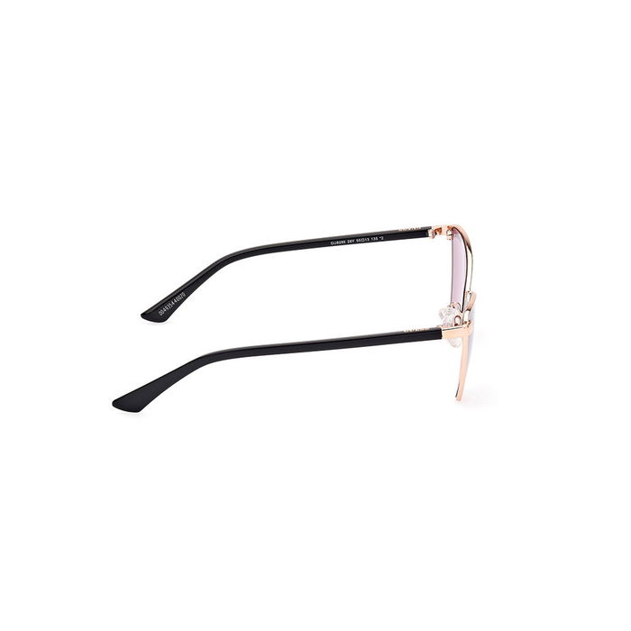 Guess Gafas GU8286 28Y Lunettes de Soleil Femme Géométrique Métal Or Rose 55mm