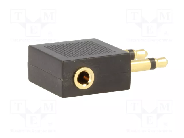 LOGILINK Câble Jack 3,5mm 2pin x2 et 3pin socle, noir