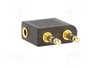 LOGILINK Câble Jack 3,5mm 2pin x2 et 3pin socle, noir