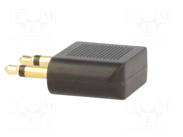 LOGILINK Câble Jack 3,5mm 2pin x2 et 3pin socle, noir