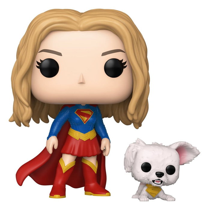 Funko Pop! & Buddy Supergirl avec Puppy Krypto