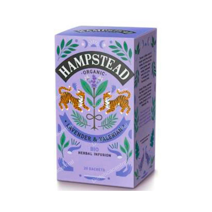 HAMPSTEAD Infusion Lavande-Valériane BIO 20 sachets HAMPSTEAD Infusion Lavande-Valériane BIO 20 sachets