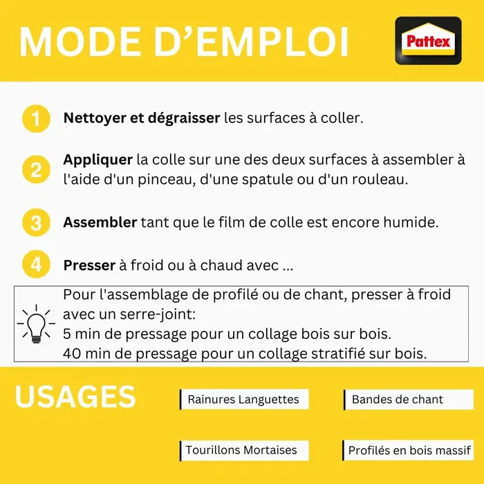 Pattex Biberon Express 750 g - Colle vinylique universelle pour montage, assemblage et placage - Acétate de polyvinyle en dispersion aqueuse