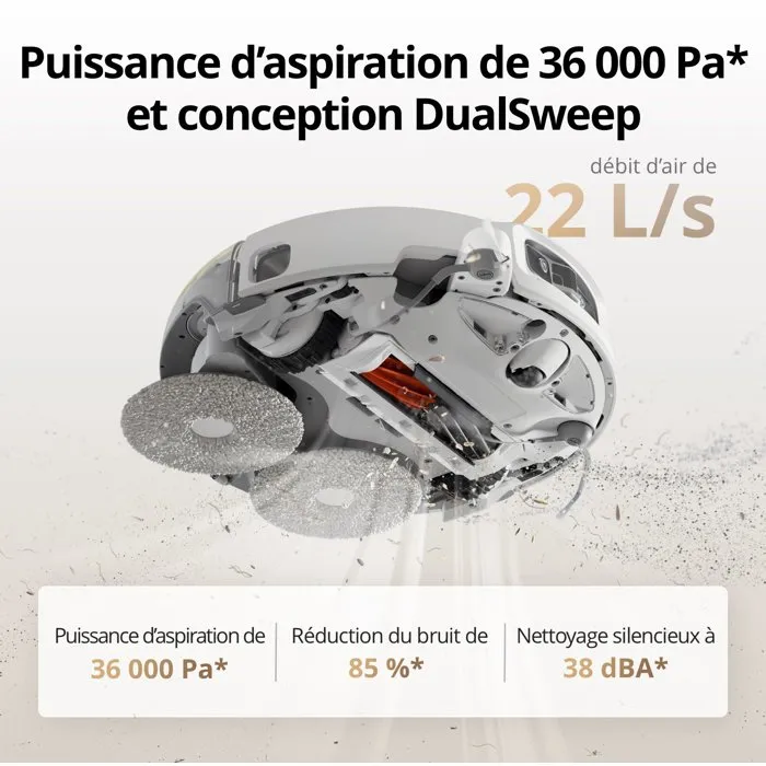 DJI ROMO A2 - Robot Aspirateur Laveur