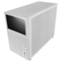 Mars Gaming MC-LCD Boîtier Mini Tower PC Micro-ATX Noir/Blanc avec Écran LCD 8", Panneau Mesh et USB-C