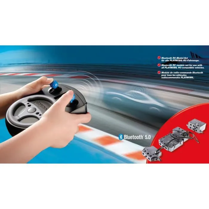 Playmobil 71397 Module RC Radiocommande - Jouet Compatible avec Véhicules Playmobil - À Partir de 6 Ans