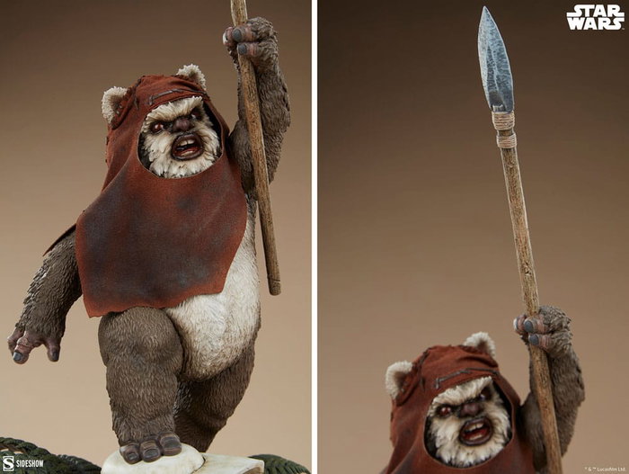 Sideshow Collectibles Statuette Premium Format Wicket - Star Wars, épisode VI : Le Retour du Jedi