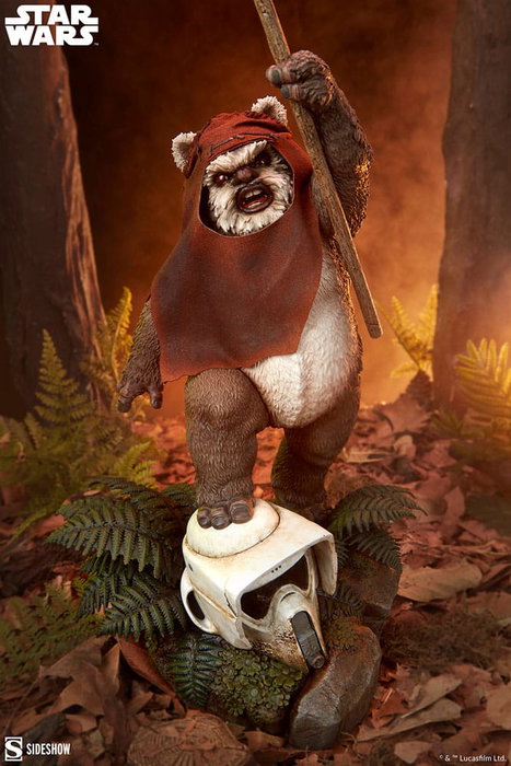 Sideshow Collectibles Statuette Premium Format Wicket - Star Wars, épisode VI : Le Retour du Jedi