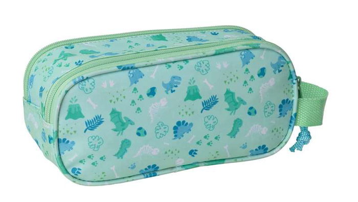 Safta Portatodo double Dino 3D - Boîte de rangement décorative pour enfants, 21 x 8 x 6 cm Safta Portatodo double Dino 3D - Boîte de rangement décorative pour enfants, 21 x 8 x 6 cm