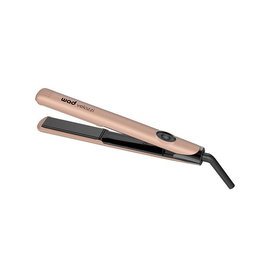 Wad Professional Beauty - Fer à lisser Velozzi Bronze avec plaques en titane, technologie IR, ioniseur et écran LCD, inclut étui thermique - 100 x 25 mm - 45W - 90 à 230°C