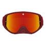SPY Woot Race Speedway Matte Red - Smoke Red Mirror & Clear