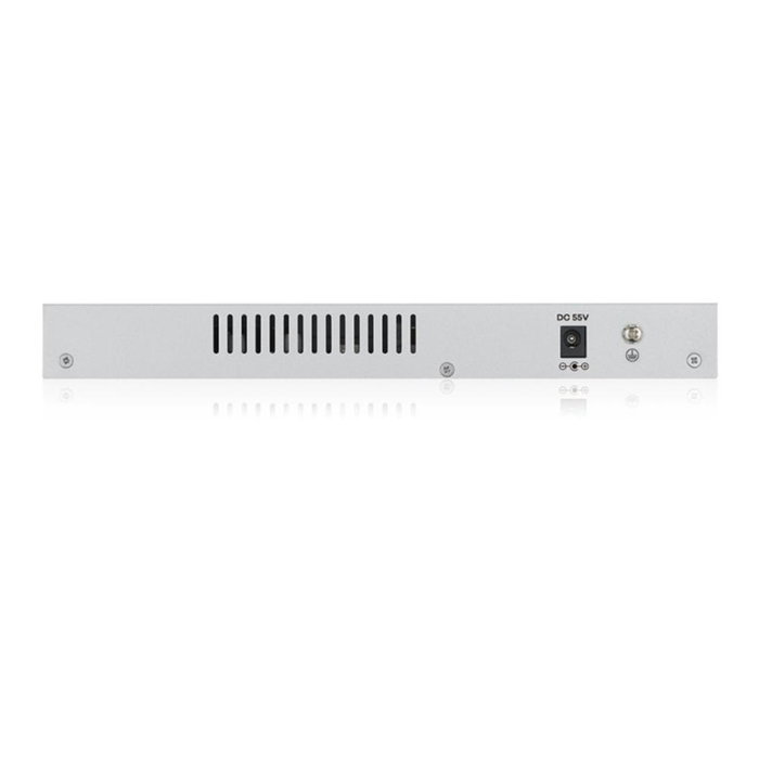 Zyxel GS1200-8HP v2 Switch Géré 8 Ports Gigabit Ethernet avec PoE+ 60W, 16 Gbit/s, QoS, Gris