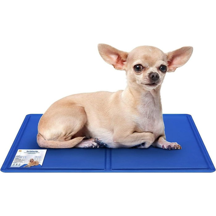 Petitto Tapis de Refroidissement pour Animaux de Compagnie Bleu Petitto Tapis de Refroidissement pour Animaux de Compagnie Bleu