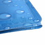 Petitto Tapis de Refroidissement pour Animaux de Compagnie Bleu