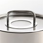 Fissler 086-112-24-000/0 Olla Bonn Marmite avec Couvercle en Verre 24 cm - 5,7 L en Acier Inoxydable 18/10, Fonds Superthermic Apto pour Induction
