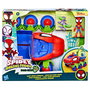 Hasbro Marvel Spidey and His Amazing Friends - Dino Webs Grúa Arácnida F9480 - Jeu de Figurines Action avec Véhicule et Griffe de Capture - Enfant 3 ans et plus
