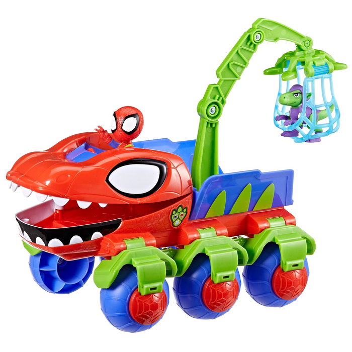 Hasbro Marvel Spidey and His Amazing Friends - Dino Webs Grúa Arácnida F9480 - Jeu de Figurines Action avec Véhicule et Griffe de Capture - Enfant 3 ans et plus Hasbro Marvel Spidey and His Amazing Friends - Dino Webs Grúa Arácnida F9480 - Jeu de Figurines Action avec Véhicule et Griffe de Capture - Enfant 3 ans et plus