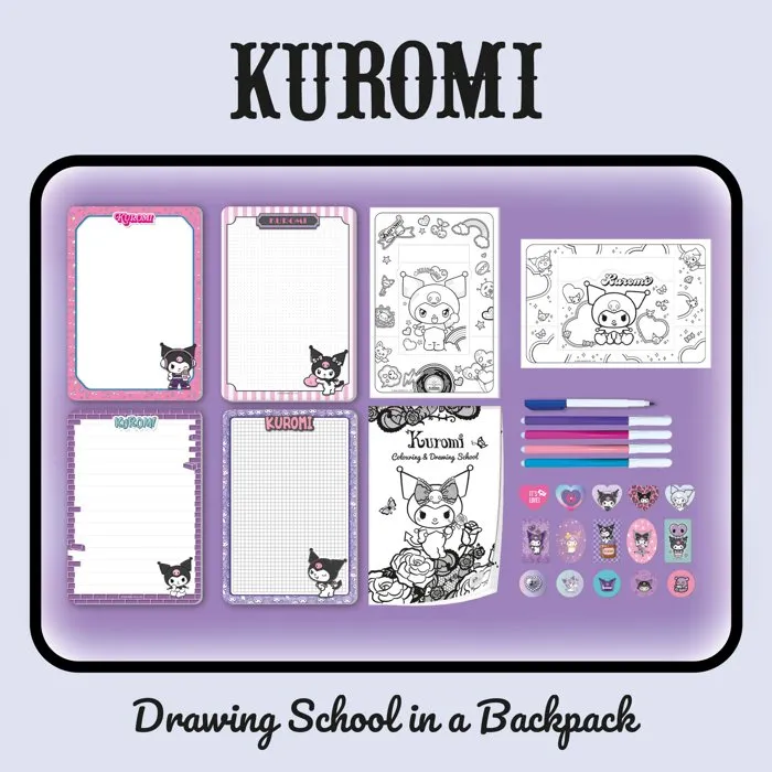 Lisciani Giochi Sac à dos d'activités créatives Kuromi