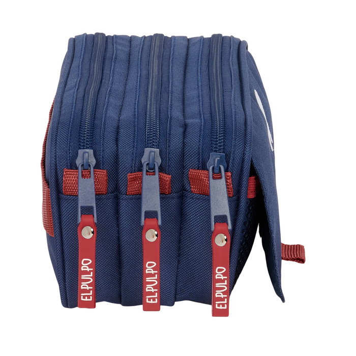 Trousse Fourre-Tout Triple El Pulpo Blue marine 21,5 x 10 x 8 cm Trousse Fourre-Tout Triple El Pulpo Blue marine 21,5 x 10 x 8 cm