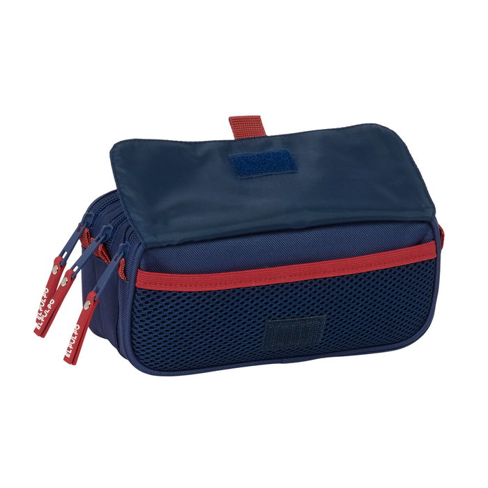 Trousse Fourre-Tout Triple El Pulpo Blue marine 21,5 x 10 x 8 cm Trousse Fourre-Tout Triple El Pulpo Blue marine 21,5 x 10 x 8 cm