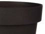 Ibergarden Pot en plastique anthracite 25 cm de diamètre 6,7 L (Set de 12)