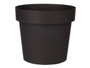 Ibergarden Pot en plastique anthracite 25 cm de diamètre 6,7 L (Set de 12)