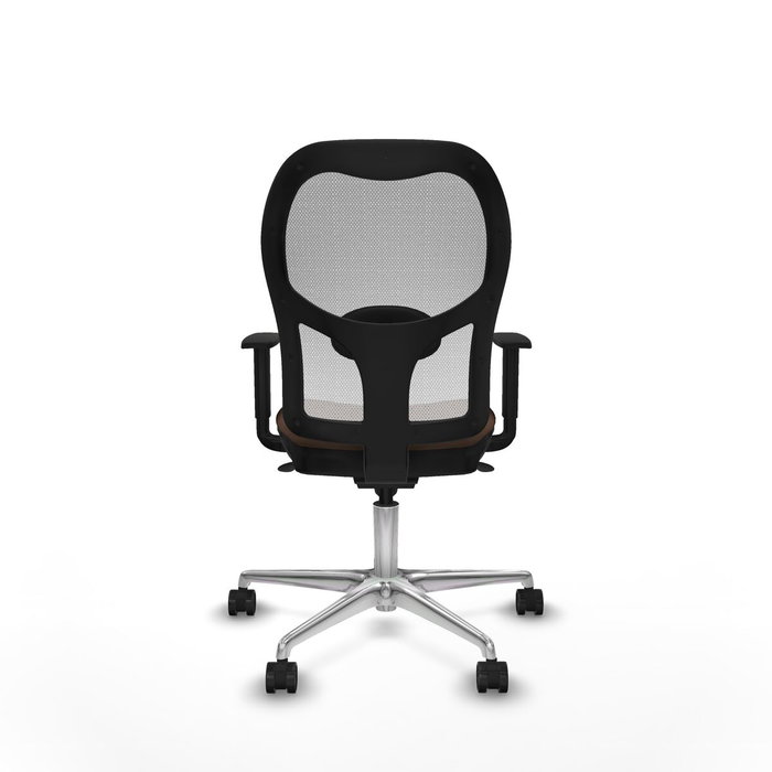 Piqueras y Crespo Chaise de Bureau 1D086N0 Blanc et Brun foncé