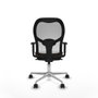 Piqueras y Crespo Chaise de Bureau 1D086N0 Blanc et Brun foncé
