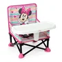 Disney Baby Rehausseur de Chaise Pliable Minnie Pop 'N Sit - Pour Voyage et Domicile, Léger avec Plateau et Sac de Transport Inclus
