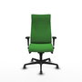 Piqueras Y Crespo Fauteuil Albacete Vert avec mécanisme Synchro et accoudoirs 1D