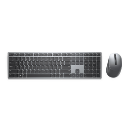Dell 580-AJQJ KM7321W Souris et Clavier sans Fil USB 2.4 GHz, Souris Optique, Pavé Numérique, Batterie Rechargeable, Couleur Gris Anthracite