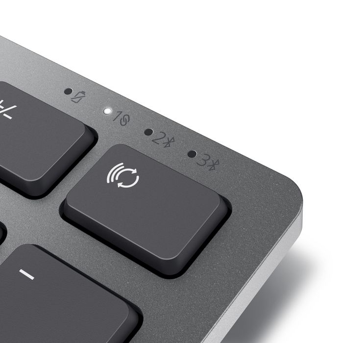 Dell - Combo clavier et souris sans fil 2.4 GHz et Bluetooth 5.0, confortable, autonomie jusqu'à 36 mois, 1600 dpi