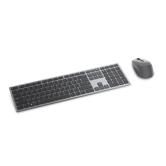 Dell - Combo clavier et souris sans fil 2.4 GHz et Bluetooth 5.0, confortable, autonomie jusqu'à 36 mois, 1600 dpi