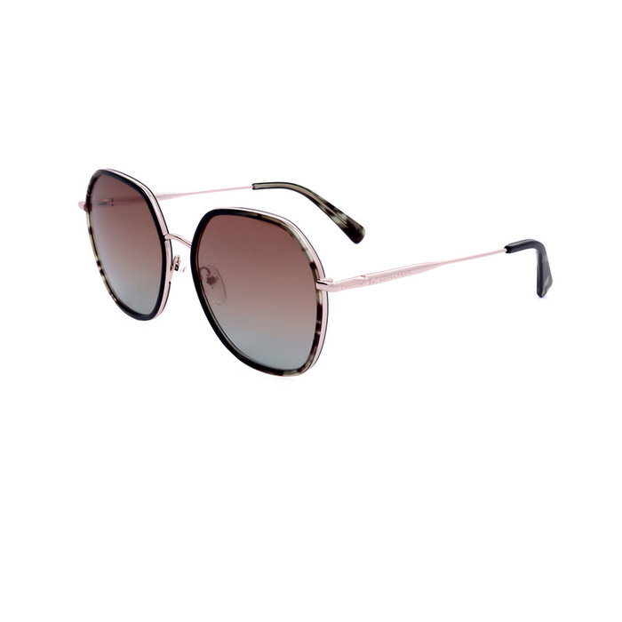 Longchamp LO163S 749 Lunettes de Soleil Femme Métal Rectangulaire 58 mm UV400