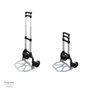 WOLFPACK LINEA PROFESIONAL Diable en aluminium 60 kg