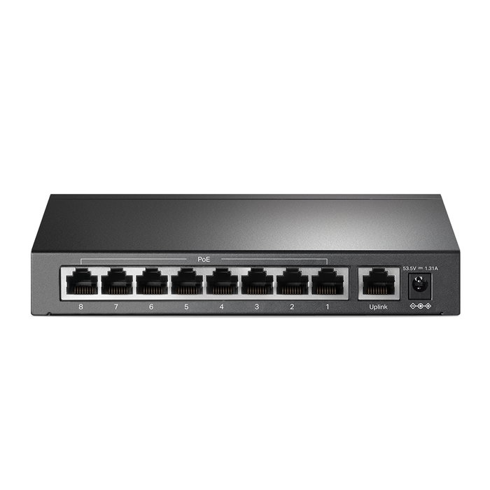 TP-Link TL-SF1009P Switch 9 ports 10/100 Mbps avec 8 ports PoE+ TP-Link TL-SF1009P Switch 9 ports 10/100 Mbps avec 8 ports PoE+