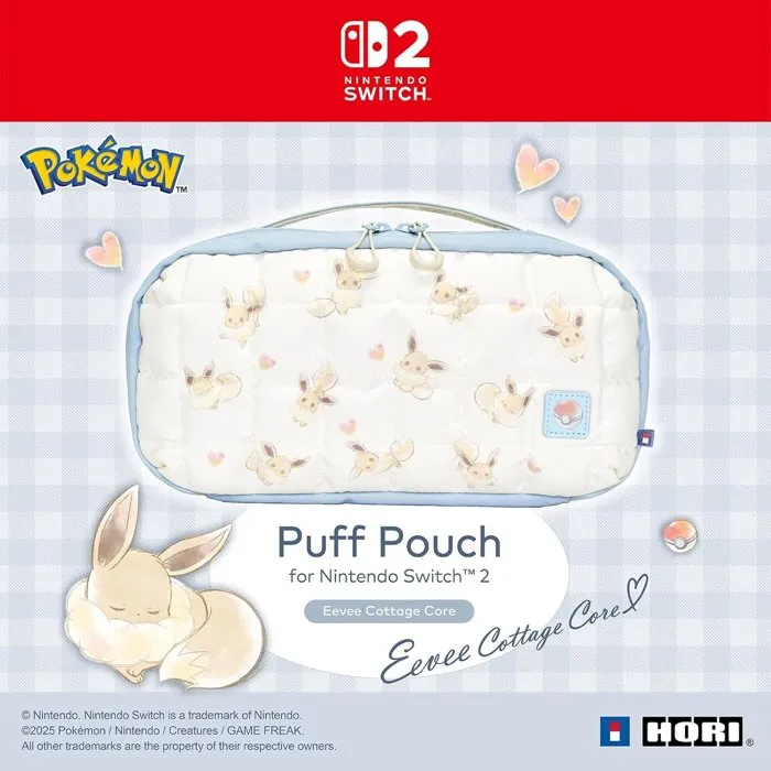 Hori Pochette de protection Évoli Cottage Core pour Nintendo Switch et Switch 2