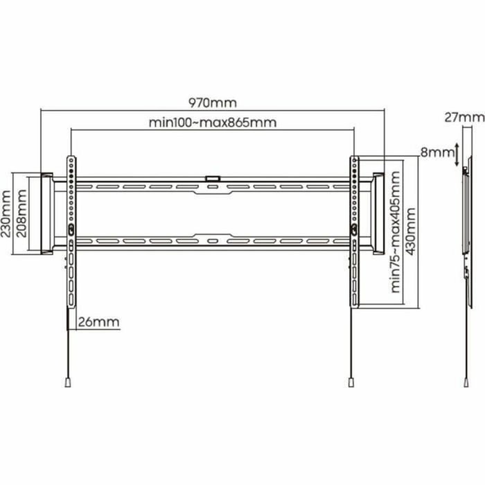 Stell Support TV fixe SLIM SHO 7210 Stell Support TV fixe SLIM SHO 7210