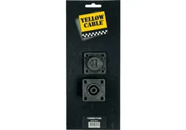 YELLOWCAB Pack de 2 connecteurs Speakon femelle avec 4 trous de vis