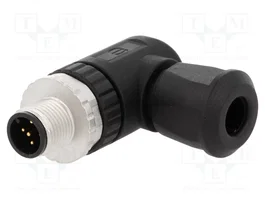 HARTING Connecteur M12 mâle 5 broches code A - Angulaire 90°