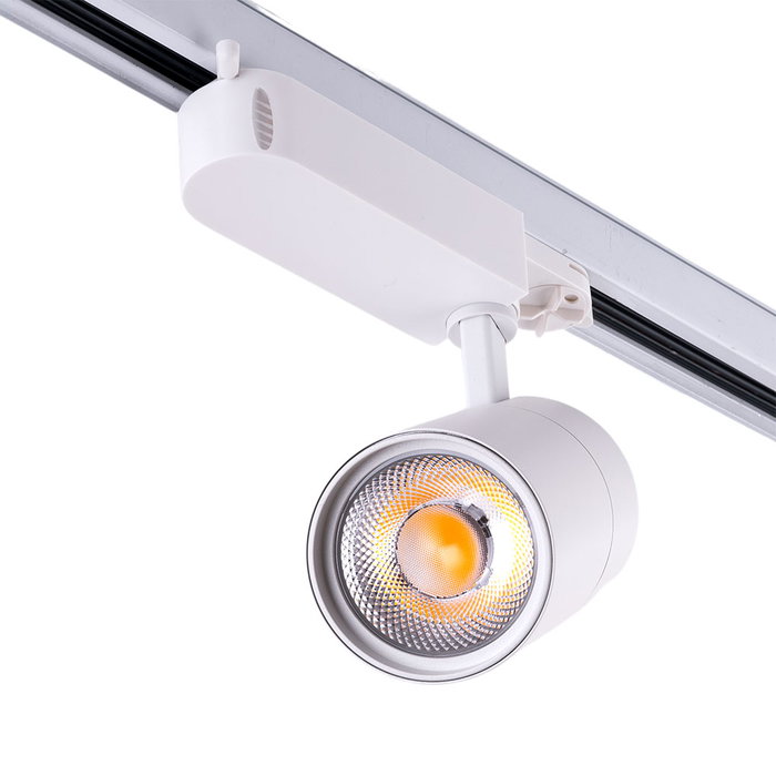 Spot LED Blanc Froid 30W pour Rail Triphasé 2 700Lm 6000K