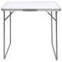 Home Deco Factory Mesa Plegable 80x60 cm Blanche