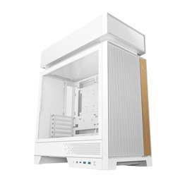 DeepCool CL660 WH Boîtier PC Gaming Mid-Tower Blanc et Bois
