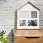 Home Deco Factory Cadre Photo en forme de Maison pour 4 Photos